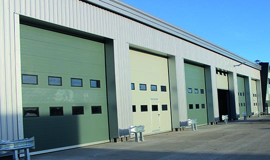 Sectional Overhead Doors with Windows