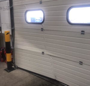 Impact Damage to a Shutter Door | Royal Industrial Doors